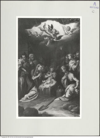 Vorderseite von Sigismondi, Roberto [https://www.deutsche-digitale-bibliothek.de/content/lizenzen/rv-fz/] Anbetung durch die Hirten - , bh557583_recto. Foto: Sigismondi, Roberto.