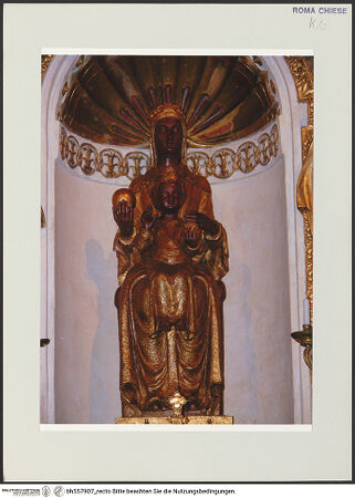 Vorderseite von Röll, Johannes [https://www.deutsche-digitale-bibliothek.de/content/lizenzen/rv-ez/] Madonna von Monserrat - , bh557907_recto. Foto: Röll, Johannes.