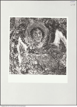 Vorderseite von Sigismondi, Roberto [http://creativecommons.org/licenses/by-nc-sa/4.0/] Zyklus der Cappella PrincipaleChristusbüste zwischen Engeln - Engel, bh558173_recto. Foto: Sigismondi, Roberto.