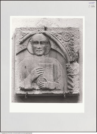 Vorderseite von Sigismondi, Roberto [http://creativecommons.org/licenses/by-nc-sa/4.0/] Heiliger mit Buch - Gesamtansicht, bh559551_recto. Foto: Sigismondi, Roberto.