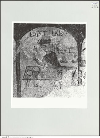 Vorderseite von Sigismondi, Roberto [http://creativecommons.org/licenses/by-nc-sa/4.0/] Darstellungen von Berufen - Detail: Apotheker, bh559616_recto. Foto: Sigismondi, Roberto.