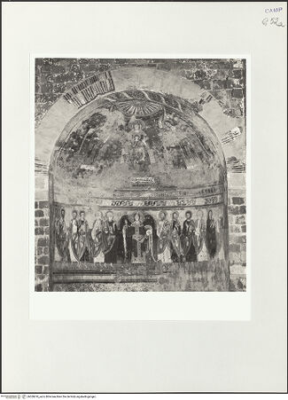 Vorderseite von Sigismondi, Roberto [http://creativecommons.org/licenses/by-nc-sa/4.0/] Thronende Madonna mit Engel und den Apostel - Teilansicht, bh559618_recto. Foto: Sigismondi, Roberto.