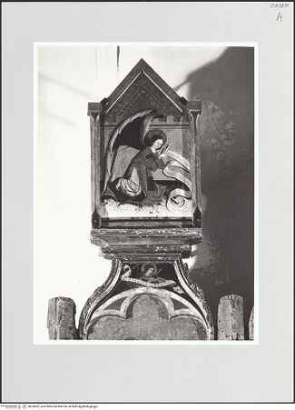 Vorderseite von Sigismondi, Roberto [http://creativecommons.org/licenses/by-nc-sa/4.0/] TriptychonGesprenge - Verkündigungsengel, bh559632_recto. Foto: Sigismondi, Roberto.