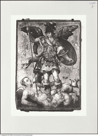 Vorderseite von Sigismondi, Roberto [http://creativecommons.org/licenses/by-nc-sa/4.0/] Erzengel Michael - Gesamtansicht, bh559633_recto. Foto: Sigismondi, Roberto.