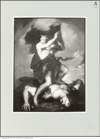 Vorderseite von Pesaro, Museo Civico [https://www.deutsche-digitale-bibliothek.de/content/lizenzen/rv-ez/] David und Goliath - , bh559728_recto. Foto.