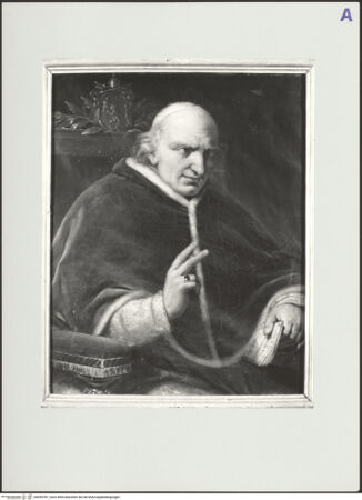 Vorderseite von Pesaro, Museo Civico [https://www.deutsche-digitale-bibliothek.de/content/lizenzen/rv-ez/] Bildnis des Papstes Pius VIII. - , bh559787_recto. Foto.