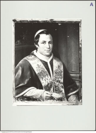 Vorderseite von Pesaro, Museo Civico [https://www.deutsche-digitale-bibliothek.de/content/lizenzen/rv-ez/] Bildnis des Papstes Pius IX. - , bh559789_recto. Foto.
