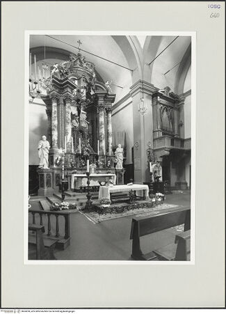 Vorderseite von Sigismondi, Roberto [http://creativecommons.org/licenses/by-nc-sa/4.0/] Hochaltar - Gesamtansicht, bh560390_recto. Foto: Sigismondi, Roberto.