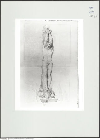 Vorderseite von Courtauld Institute, Conway Library [https://www.deutsche-digitale-bibliothek.de/content/lizenzen/rv-ez/] Marsyas (Statue, Villa Borghese, Rom) - , bh560649_recto. Foto.