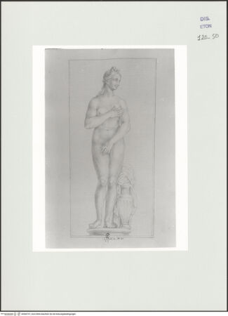 Vorderseite von Courtauld Institute, Conway Library [https://www.deutsche-digitale-bibliothek.de/content/lizenzen/rv-ez/] Venus (Statue, Villa Borghese, Rom) - , bh560747_recto. Foto.
