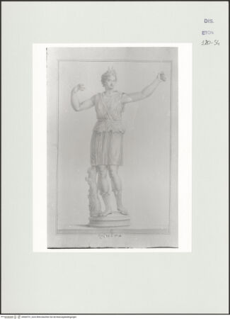Vorderseite von Courtauld Institute, Conway Library [https://www.deutsche-digitale-bibliothek.de/content/lizenzen/rv-ez/] Diana (Statue, Villa Borghese, Rom) - , bh560751_recto. Foto.