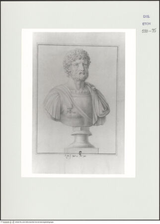 Vorderseite von Courtauld Institute, Conway Library [https://www.deutsche-digitale-bibliothek.de/content/lizenzen/rv-ez/] Büste des Hannibal (Villa Borghese, Rom) - , bh560790_recto. Foto.