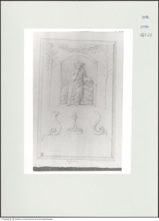 Vorderseite von Courtauld Institute, Conway Library [https://www.deutsche-digitale-bibliothek.de/content/lizenzen/rv-ez/] Lararium? (Relief, Villa Montalto, Rom) - , bh560867_recto. Foto.