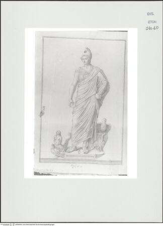 Vorderseite von Courtauld Institute, Conway Library [https://www.deutsche-digitale-bibliothek.de/content/lizenzen/rv-ez/] Minerva (Statue, Palazzo Rospigliosi, Rom) - , bh560906_recto. Foto.