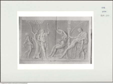 Vorderseite von Courtauld Institute, Conway Library [https://www.deutsche-digitale-bibliothek.de/content/lizenzen/rv-ez/] Relief mit mythologischer Szene (Palazzo Medici-Riccardi?, Florenz) - , bh560966_recto. Foto.