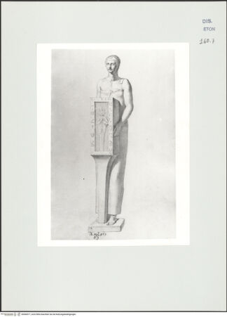 Vorderseite von Courtauld Institute, Conway Library [https://www.deutsche-digitale-bibliothek.de/content/lizenzen/rv-ez/] Naophorus (Statue, Palazzo Verospi, Rom) - , bh560977_recto. Foto.