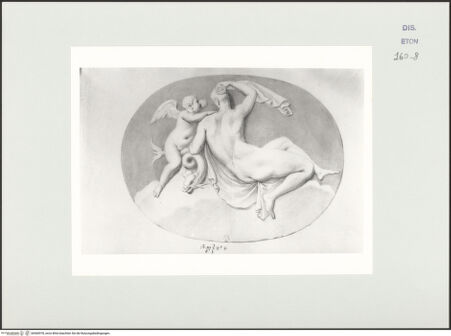 Vorderseite von Courtauld Institute, Conway Library [https://www.deutsche-digitale-bibliothek.de/content/lizenzen/rv-ez/] Venus in Rückenansicht und Putto (Relief, Palazzo Verospi, Rom) - , bh560978_recto. Foto.