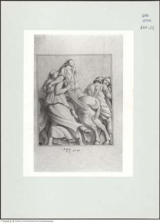 Vorderseite von Courtauld Institute, Conway Library [https://www.deutsche-digitale-bibliothek.de/content/lizenzen/rv-ez/] Der Raub der Sabinerinnen (Relief, Palazzo Verospi, Rom) - , bh560992_recto. Foto.