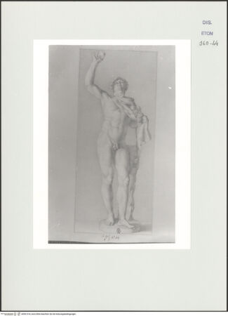 Vorderseite von Courtauld Institute, Conway Library [https://www.deutsche-digitale-bibliothek.de/content/lizenzen/rv-ez/] Satyr (Statue, Villa Albani, Rom) - , bh561018_recto. Foto.