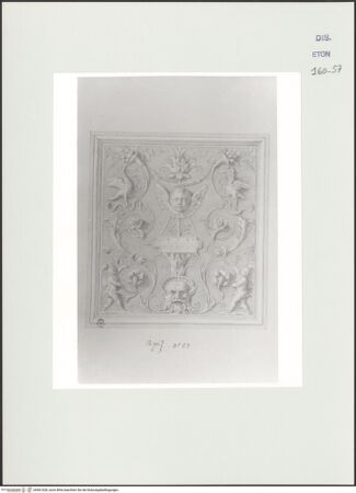 Vorderseite von Courtauld Institute, Conway Library [https://www.deutsche-digitale-bibliothek.de/content/lizenzen/rv-ez/] Arabeske (Relief, Villa Albani, Rom) - , bh561028_recto. Foto.