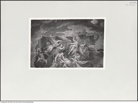 Vorderseite von Sopr. BAS NA [https://www.deutsche-digitale-bibliothek.de/content/lizenzen/rv-ez/] Geschichte von Alexander dem GroßenApotheose Alexanders des Großen - Gesamtansicht, bh562133_recto. Foto.