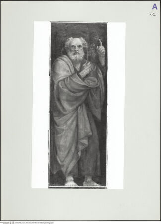 Vorderseite von Museu d'Arte de Catalunya [https://www.deutsche-digitale-bibliothek.de/content/lizenzen/rv-ez/] Der heilige Petrus - , bh562482_recto. Foto: Calveras, Mérida (Sagristà).