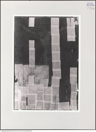 Vorderseite von Sopr. BAS NA [https://www.deutsche-digitale-bibliothek.de/content/lizenzen/rv-ez/] Christus am Kreuz mit den heiligen Franziskus und Antonius von Padua? - Gesamtansicht, bh563259_recto. Foto.