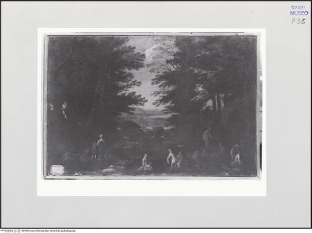 Vorderseite von Sopr. BAS NA [https://www.deutsche-digitale-bibliothek.de/content/lizenzen/rv-ez/] Badende in einer Landschaft - Gesamtansicht, bh563262_recto. Foto.