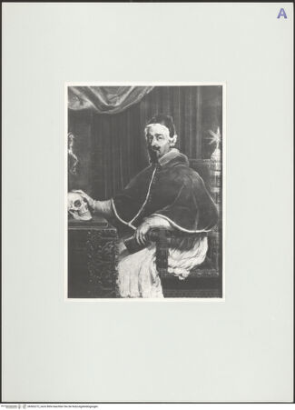 Vorderseite von unbekannt [https://www.deutsche-digitale-bibliothek.de/content/lizenzen/rv-ez/] Portrait Alexanders VII. - , bh563272_recto. Foto.