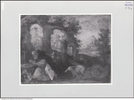 Vorderseite von Sopr. BAS NA [https://www.deutsche-digitale-bibliothek.de/content/lizenzen/rv-ez/] Versuchung des heiligen Antonius - Gesamtansicht, bh563284_recto. Foto.