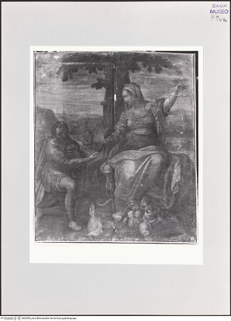 Vorderseite von Sopr. BAS NA [https://www.deutsche-digitale-bibliothek.de/content/lizenzen/rv-ez/] Allegorie der Gerechtigkeit - Gesamtansicht, bh563404_recto. Foto.