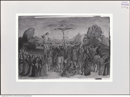 Vorderseite von Sopr. BAS NA [https://www.deutsche-digitale-bibliothek.de/content/lizenzen/rv-fz/] Kreuzigung Christi - Gesamtansicht, bh563411_recto. Foto.