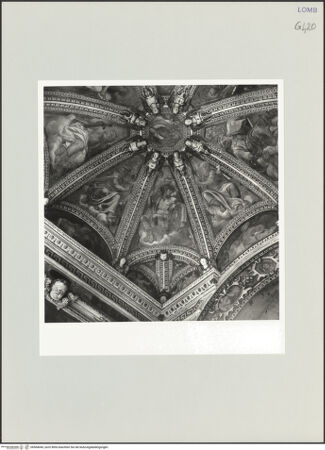 Vorderseite von Bibliotheca Hertziana [https://www.deutsche-digitale-bibliothek.de/content/lizenzen/rv-fz/] Gottvater umgeben von Propheten, Stuckengel - Teilansicht, bh564045_recto. Foto: Schmidt, Hans Werner.