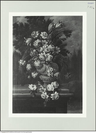 Vorderseite von Pedicini, Luciano [https://www.deutsche-digitale-bibliothek.de/content/lizenzen/rv-ez/] Blumenstilleben - Gesamtansicht, bh565386_recto. Foto: Pedicini, Luciano.