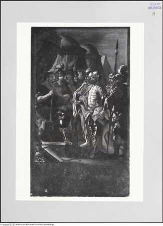 Vorderseite von Archivio dell'Arte [https://www.deutsche-digitale-bibliothek.de/content/lizenzen/rv-ez/] Argante und Alete als Botschafter mit Godfrey de Bouillon (Gerusalemme Liberata, Canto II) - Gesamtansicht, bh565776_recto. Foto: Pedicini, Luciano.