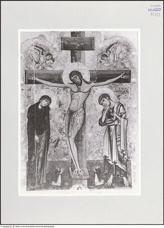 Vorderseite von Sopr. BAS NA [https://www.deutsche-digitale-bibliothek.de/content/lizenzen/rv-ez/] Kreuzigung Christi - Gesamtansicht, bh566122_recto. Foto.