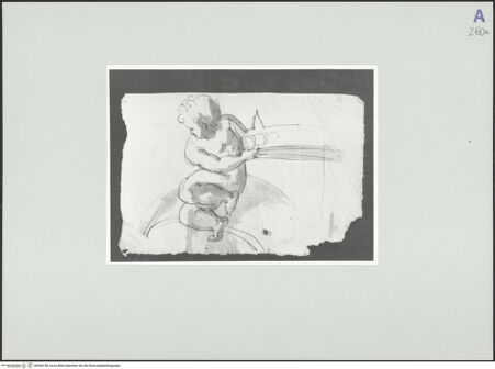 Vorderseite von Rom, Gabinetto Nazionale delle Stampe [https://www.deutsche-digitale-bibliothek.de/content/lizenzen/rv-ez/] Putto - , bh566150_recto. Foto.