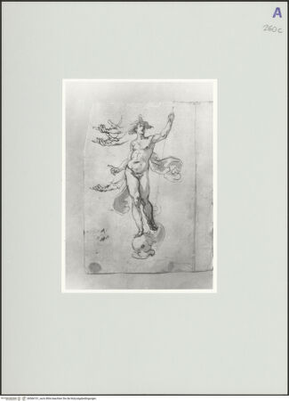 Vorderseite von Rom, Gabinetto Nazionale delle Stampe [https://www.deutsche-digitale-bibliothek.de/content/lizenzen/rv-ez/] Neptun auf einem Delphin - , bh566151_recto. Foto.