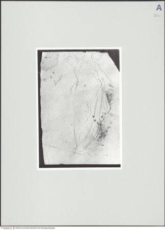 Vorderseite von Rom, Gabinetto Nazionale delle Stampe [https://www.deutsche-digitale-bibliothek.de/content/lizenzen/rv-ez/] Studie für die Allegorie der Religion - , bh566154_recto. Foto.