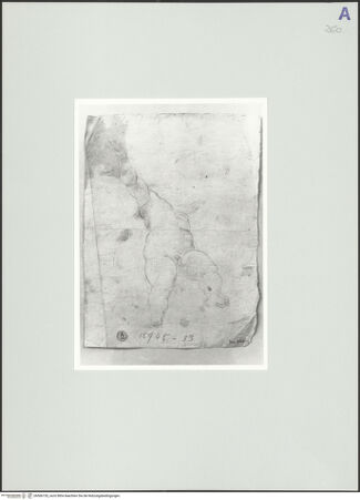 Vorderseite von Rom, Gabinetto Nazionale delle Stampe [https://www.deutsche-digitale-bibliothek.de/content/lizenzen/rv-ez/] Studie für einen Putto - , bh566155_recto. Foto.