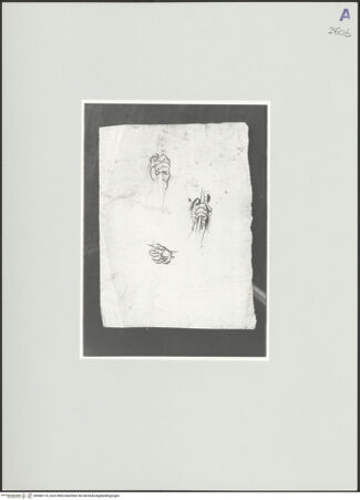 Vorderseite von Rom, Gabinetto Nazionale delle Stampe [https://www.deutsche-digitale-bibliothek.de/content/lizenzen/rv-ez/] Handstudien - , bh566174_recto. Foto.