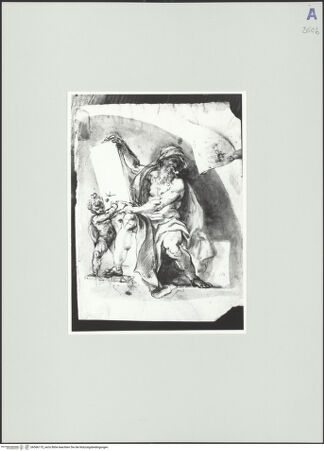 Vorderseite von Rom, Gabinetto Nazionale delle Stampe [https://www.deutsche-digitale-bibliothek.de/content/lizenzen/rv-ez/] Studie für den Propheten Ezechiel - , bh566175_recto. Foto.