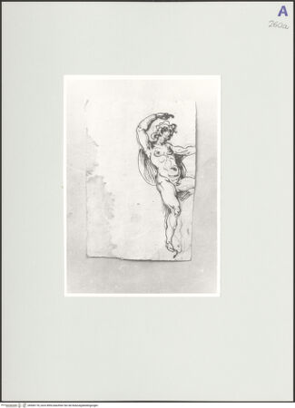 Vorderseite von Rom, Gabinetto Nazionale delle Stampe [https://www.deutsche-digitale-bibliothek.de/content/lizenzen/rv-ez/] Aktstudie - , bh566178_recto. Foto.