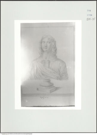 Vorderseite von Courtauld Institute, Conway Library [https://www.deutsche-digitale-bibliothek.de/content/lizenzen/rv-ez/] Der junge Nero (Büste, Palazzo Colonna, Rom) - , bh566635_recto. Foto.