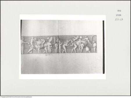 Vorderseite von Courtauld Institute, Conway Library [https://www.deutsche-digitale-bibliothek.de/content/lizenzen/rv-ez/] Putten (Relief, Palazzo Mattei, Roma) - , bh566764_recto. Foto.