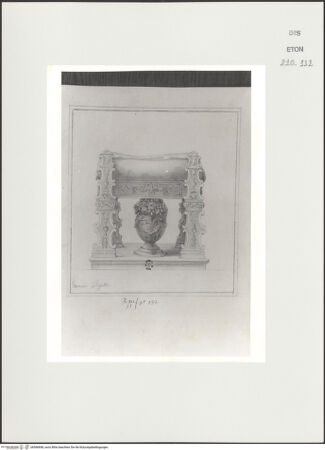 Vorderseite von Courtauld Institute, Conway Library [https://www.deutsche-digitale-bibliothek.de/content/lizenzen/rv-ez/] Pulvinar (Palazzo Mattei, Roma) - , bh566848_recto. Foto.