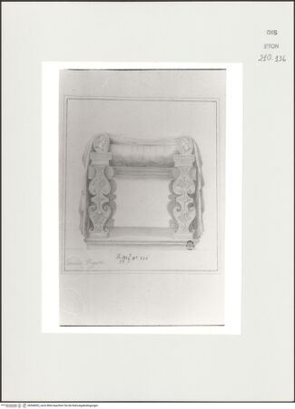 Vorderseite von Courtauld Institute, Conway Library [https://www.deutsche-digitale-bibliothek.de/content/lizenzen/rv-ez/] Pulvinar (Palazzo Mattei, Roma) - , bh566852_recto. Foto.