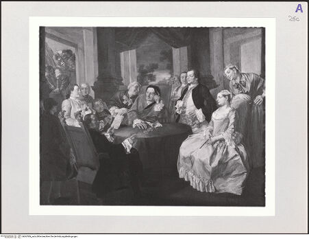 Vorderseite von Archivio dell'Arte [https://www.deutsche-digitale-bibliothek.de/content/lizenzen/rv-ez/] Der Ehevertrag - Gesamtansicht ohne Rahmen, bh567006_recto. Foto: Pedicini, Luciano.