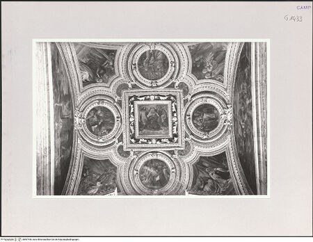 Vorderseite von Bibliotheca Hertziana [https://www.deutsche-digitale-bibliothek.de/content/lizenzen/rv-fz/] Dekoration mit Szenen aus dem Marienleben - Gesamtansicht, bh567448_recto. Foto: Schmidt, Hans Werner.