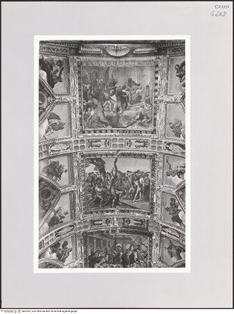 Vorderseite von Bibliotheca Hertziana [https://www.deutsche-digitale-bibliothek.de/content/lizenzen/rv-fz/] Apostelmartyrien - Detail: Martyrien der Apostel Thomas, Bartholomäus, Matthäus, bh567697_recto. Foto: Schmidt, Hans Werner.